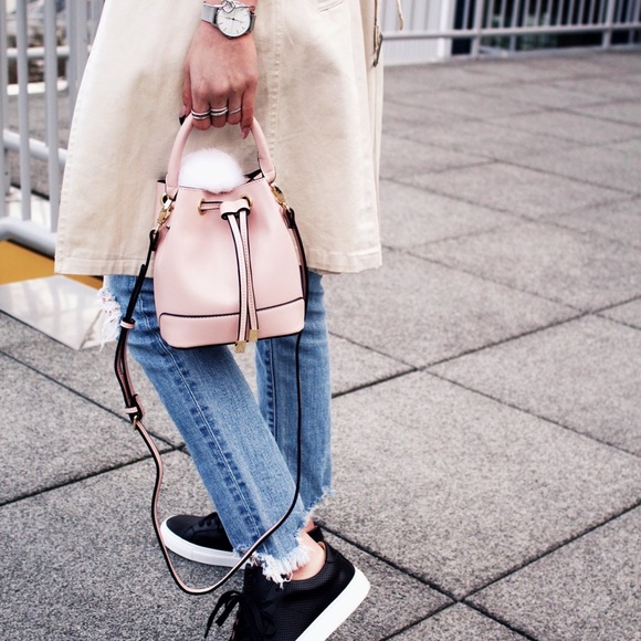 3 Way Blush Pink Mini Bag - Picture 7 of 8